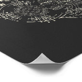 Mycelia, das originale Retrodesign des WWW Poster (Ecke)