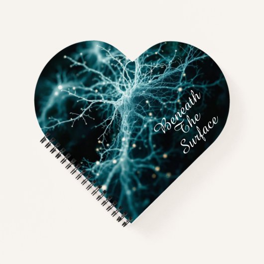 Mycelium Network Art | Deep Ecological Connection Notizblock (Vorderseite)