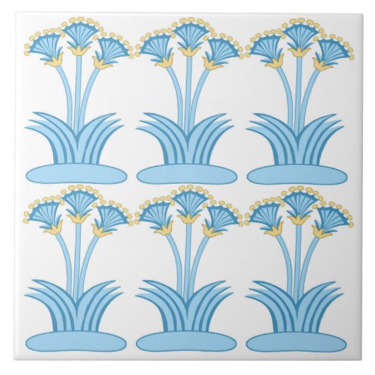 Mycenae floral Tile Fliese (Vorderseite)