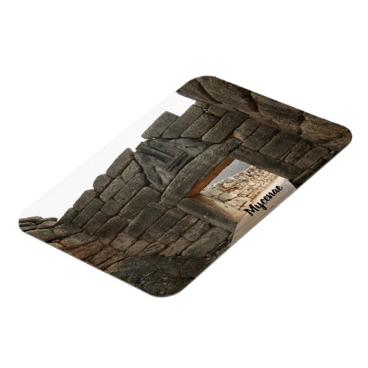 Mycenae Lion Gate Magnet (Linke Seite)