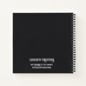 Mycenaean Griechisch Inspiriert Bird-Notebook Notizblock (Rückseite)