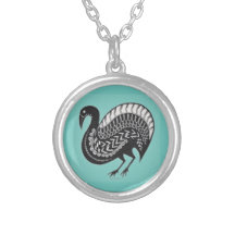 Mycenaean Griechisch Inspiriert Blue Bird Necklace