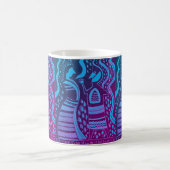 Mycenaean Griechisch Inspiriert Blue Couple Tasse (Mittel)