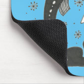 Mycenaean Griechisch Inspiriert Blue Fish Mouse Pa Mousepad (Ecke)