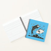 Mycenaean Griechisch Inspiriert Blue Fish Notebook Notizblock (Innenseite)