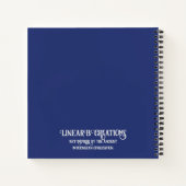 Mycenaean Griechisch Inspiriert Blue Gossippy Note Notizblock (Rückseite)