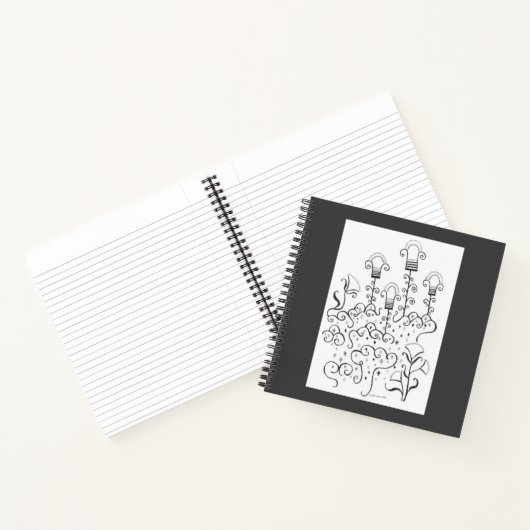 Mycenaean Griechisch Inspiriert Blumengarten Noteb Notizblock (Innenseite)