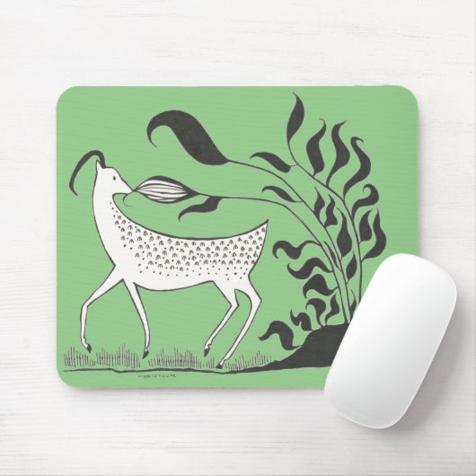Mycenaean Griechisch Inspiriert Green Goat Mouse P Mousepad (Mit Mouse)