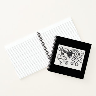 Mycenaean Griechisch Inspiriert Octopus-Notebook Notizblock