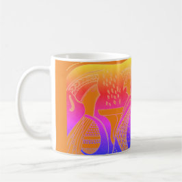 Mycenaean Griechisch Inspiriert Orange Gossips Tas Kaffeetasse