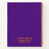 Mycenaean griechisch Inspirierte FarbhornNotebook Notizblock (Rückseite)