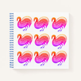 Mycenaean griechisch Inspirierte farbige Birnen-No Notizblock