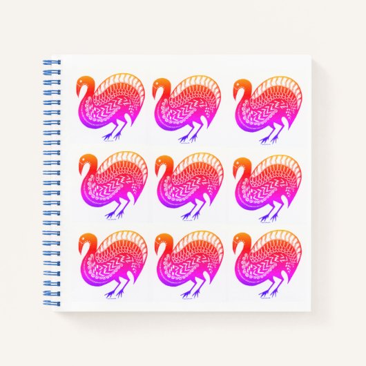 Mycenaean griechisch Inspirierte farbige Birnen-No Notizblock (Vorderseite)