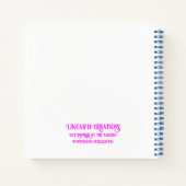 Mycenaean griechisch Inspirierte farbige Birnen-No Notizblock (Rückseite)