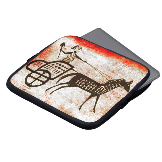 Mycenaean griechisch Inspirierter Charioteer Lapto Laptopschutzhülle (Vorne Oben)