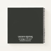 Mycenaean Griechisch Inspiriertes Coupé-Notebook Notizblock (Rückseite)