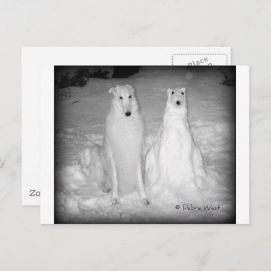 Mychtar und Snowdog ! :) Postkarte (Vorne/Hinten)