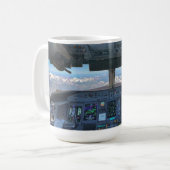 Mycockpitview-Tasse Kaffeetasse (Vorderseite Links)
