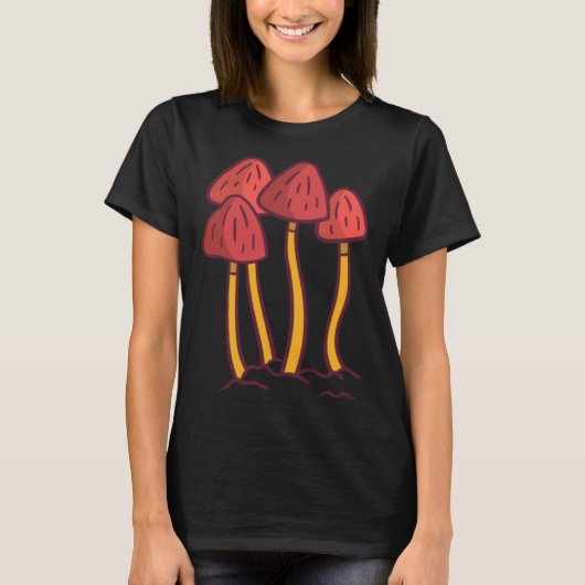 Mycology Fungi Foraging Mushroom Whisperer Red Shr T-Shirt (Vorderseite)
