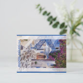 Myconos coffee mug postkarte (Stehend Vorderseite)