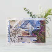 Myconos-Tasse Save The Date (Stehend Vorderseite)