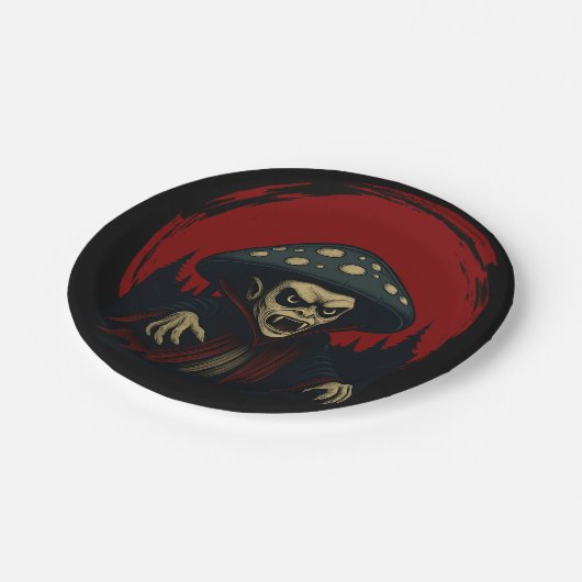 MycoVamp-Bleding-Zahnfungi Pappteller (Schrägansicht)