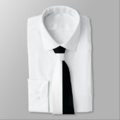 Mydeas | Schwarz-Weiß-Extra breite Streifen Krawatte (Gebunden)