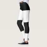Mydeas | Schwarz-Weiß-Extra breite Streifen Leggings<br><div class="desc">Sehr dick gerade, schlicht, fest gefärbt, horizontal auch identische moderne geometrische Linien und Bänder. Das einzigartige Druckdesign dieses Produktes wurde speziell für Sie vom Künstler Mydeas entwickelt. Möglicherweise sind weitere Farben verfügbar. Besuchen Sie unseren Shop für weitere tolle Geschenkideen! :D ================================================================= Einfache Streifen (extra) ~ DESIGN-FARBEN: Schwarz & Weiß =========================================================================================================...</div>