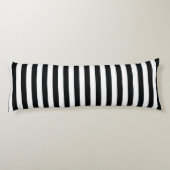 Mydeas | Schwarzweißstreifen Seitenschläferkissen (Rückseite)