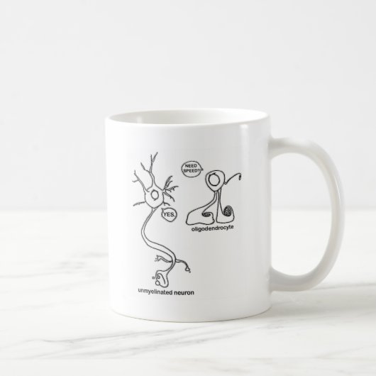 Myelin Pusher Kaffeetasse (Rechts)