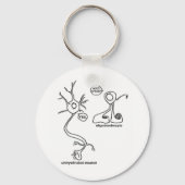 Myelin Pusher Schlüsselanhänger (Vorderseite)