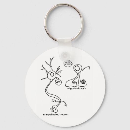 Myelin Pusher Schlüsselanhänger (Vorderseite)