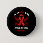 Myelodysplastisches Syndrom Mds Awareness Button (Vorderseite)