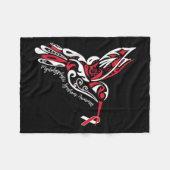 Myelodysplastisches Syndrom Mds Awareness Fleecedecke (Vorderseite (Horizontal))