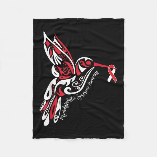 Myelodysplastisches Syndrom Mds Awareness Fleecedecke (Vorderseite)