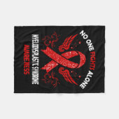 Myelodysplastisches Syndrom Mds Awareness Fleecedecke (Vorderseite (Horizontal))