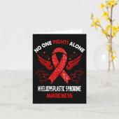 Myelodysplastisches Syndrom Mds Awareness Karte (Gelbe Blume)