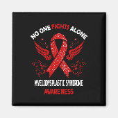 Myelodysplastisches Syndrom Mds Awareness Magnet (Vorne)