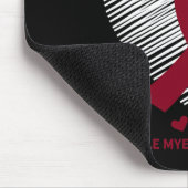 Myelom Awareness Ribbon Blood Cancer Survivor Pla Mousepad (Ecke)