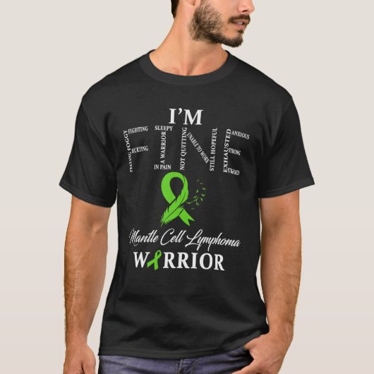 Myelom Lymphom Warrior I m Fine T Shirt (Vorderseite)