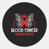 Myelom-Überlebensmittel Runder Aufkleber (Vorderseite)