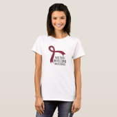 Myeloma-Bewusstseins-Band T-Shirt (Vorne ganz)