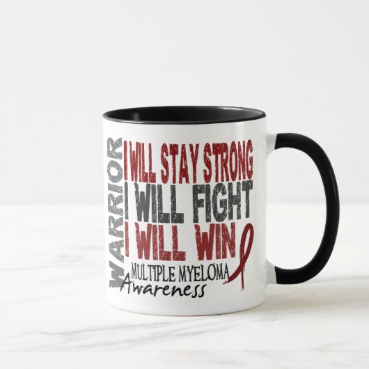 Myeloma-Krieger Tasse (Rechts)