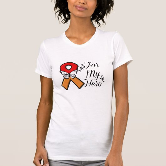 Myeloproliferative Neoplasmen für meinen Held T-Shirt (Vorderseite)