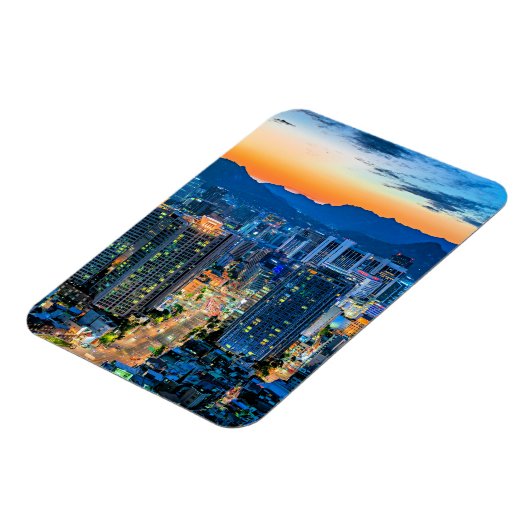 Myeongdong, Seoul, Südkorea Magnet (Linke Seite)