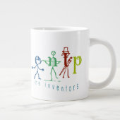 Myers-Briggs ENTP - Expresso für den Erfinder Jumbo-Tasse (Rechts)