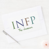Myers-Briggs INFP der Träumer-Aufkleber Rechteckiger Aufkleber (Umschlag)