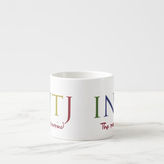 Myers-Briggs INTJ - Expresso für das Genie Espressotasse (Vorderseite)