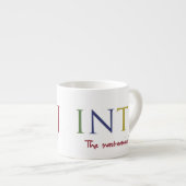 Myers-Briggs INTJ - Expresso für das Genie Espressotasse (Vorderseite Rechts)