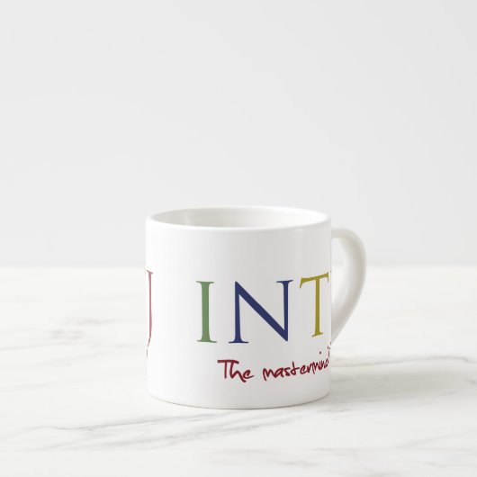 Myers-Briggs INTJ - Expresso für das Genie Espressotasse (Vorderseite Rechts)